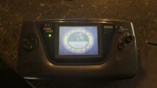 Game Gear completed with green LED.